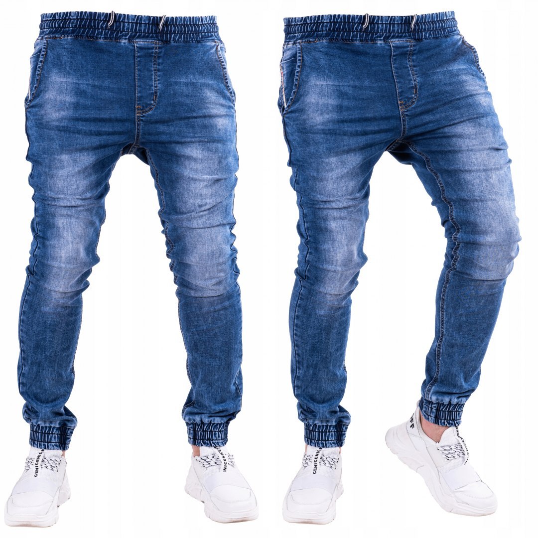 r.39 Spodnie joggery jeansowe męskie DANTE