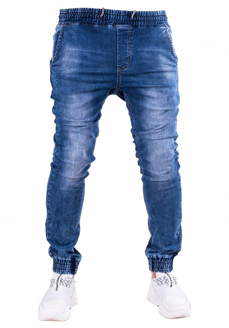 r.39 Spodnie joggery jeansowe męskie DANTE