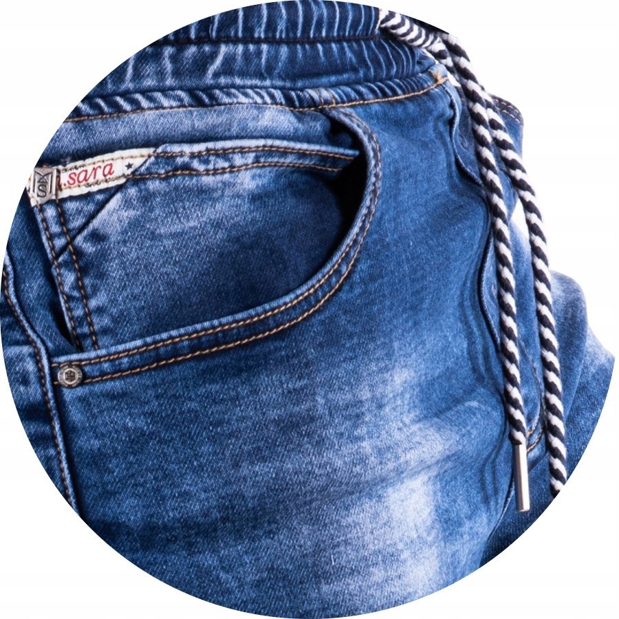 r.32 Spodnie joggery jeansowe męskie IGNACIO