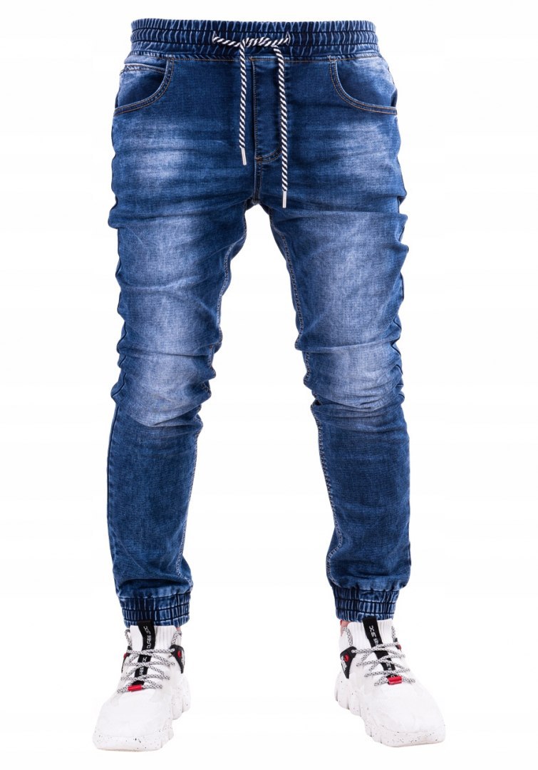 r.33 Spodnie joggery jeansowe męskie IGNACIO