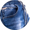 r.34 Spodnie joggery jeansowe męskie IGNACIO