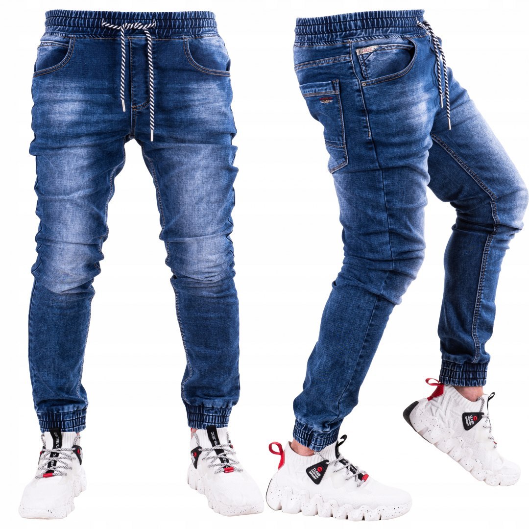 r.35 Spodnie joggery jeansowe męskie IGNACIO