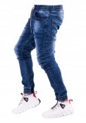 r.39 Spodnie joggery jeansowe męskie IGNACIO