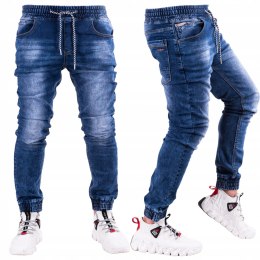 r.42 Spodnie joggery jeansowe męskie IGNACIO