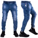 r.30 Spodnie joggery jeansowe męskie MURIEL