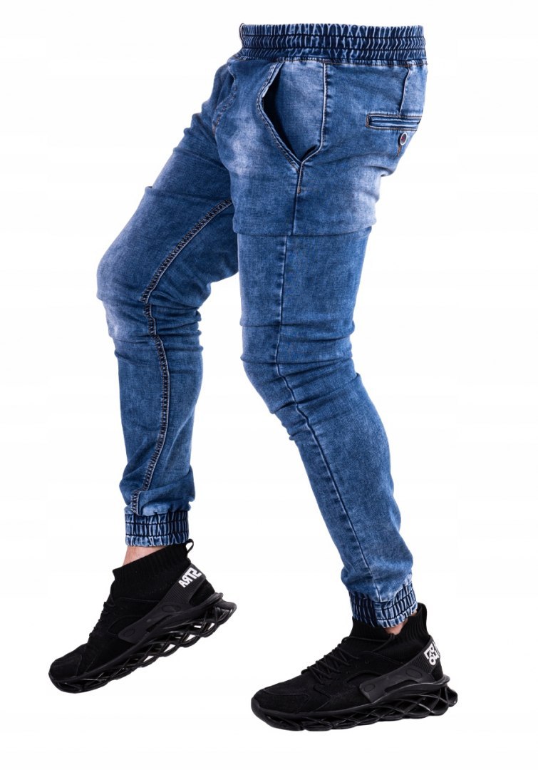r.30 Spodnie joggery jeansowe męskie MURIEL