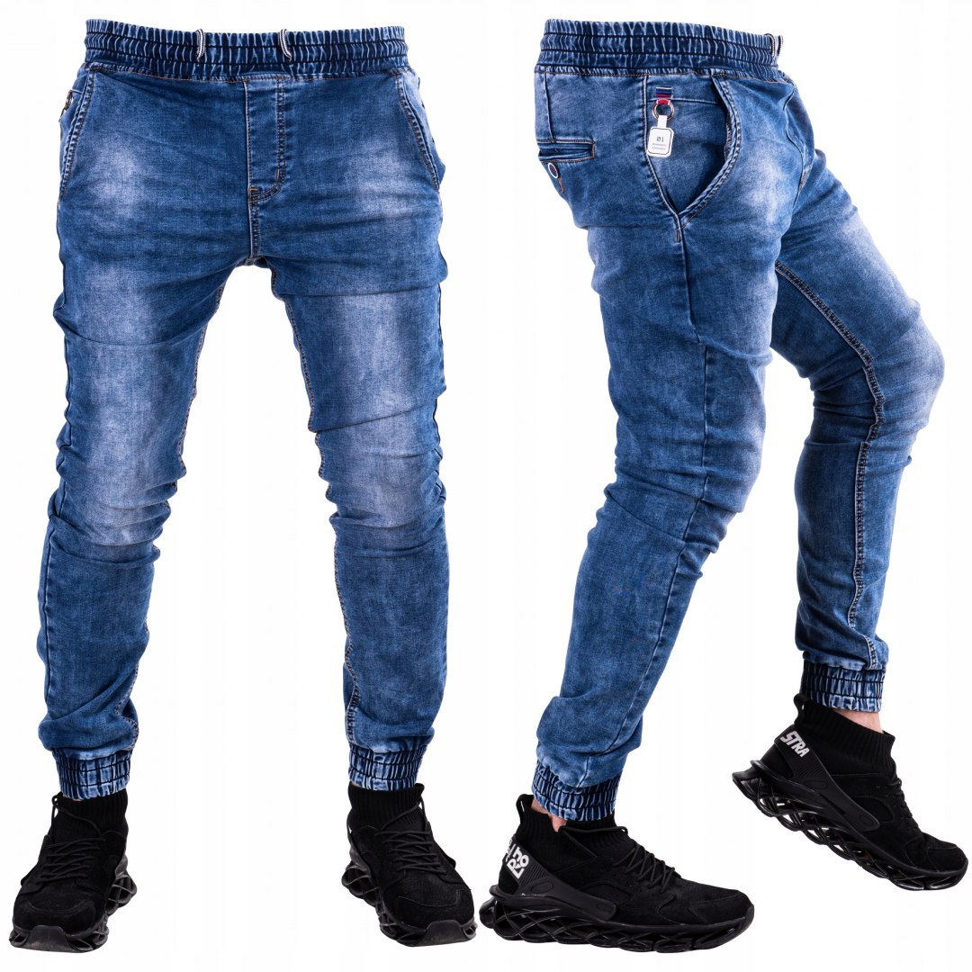 r.31 Spodnie joggery jeansowe męskie MURIEL