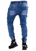 r.35 Spodnie joggery jeansowe męskie MURIEL