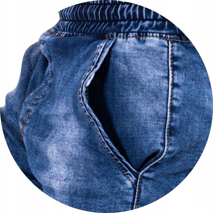 r.36 Spodnie joggery jeansowe męskie MURIEL