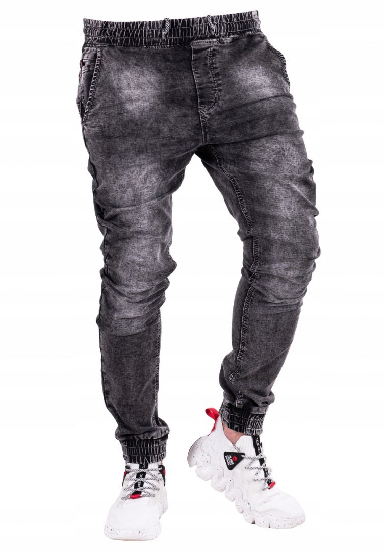 r.37 Spodnie joggery jeansowe męskie VICENTE