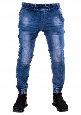 r.32 Spodnie joggery jeansowe męskie MURIEL