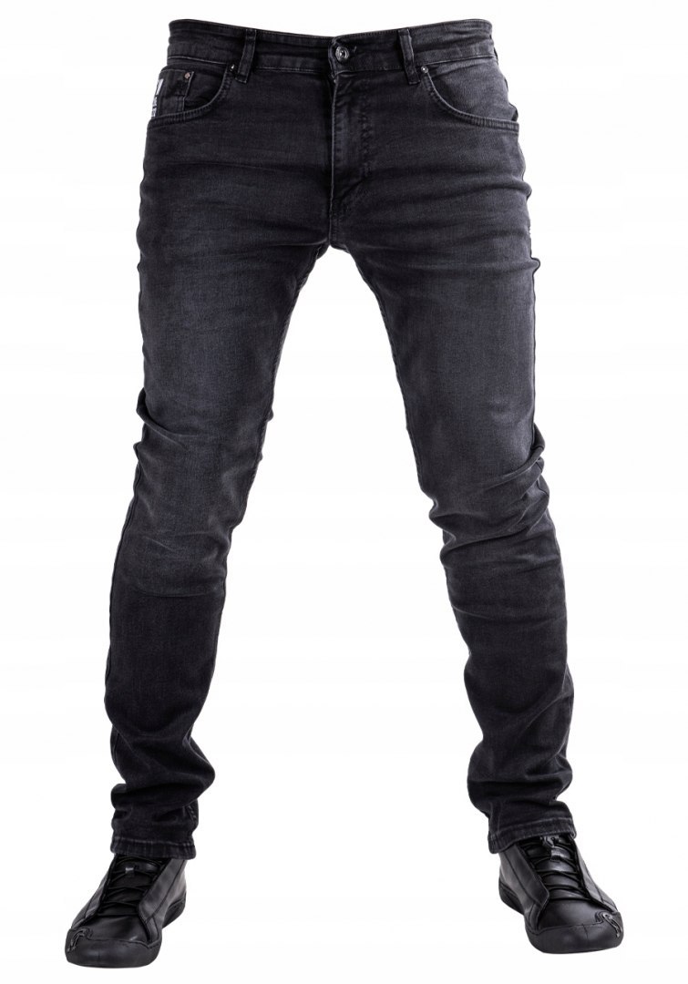 R.31 Spodnie męskie czarne jeansowe CHARLIE