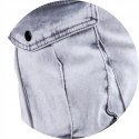 R.34 Spodnie męskie jeans bojówki łańcuch JANNIK