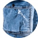 R.31 Spodnie męskie jeansowe bojówki łańcuch KEMAR