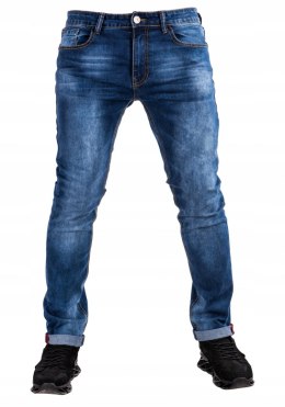 R.31 Spodnie męskie slim jeansowe TELLAN