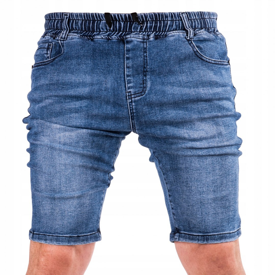 R. 33 Krótkie SPODENKI proste jeansowe FREITAS