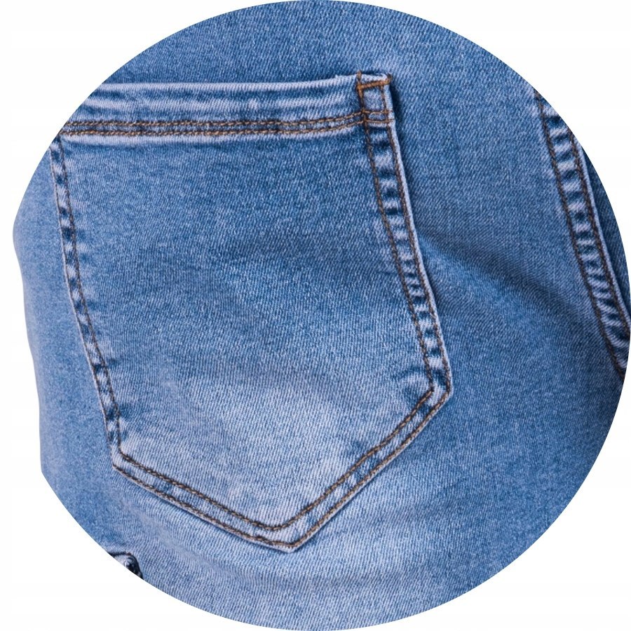 R. 33 Krótkie SPODENKI proste jeansowe MURILO