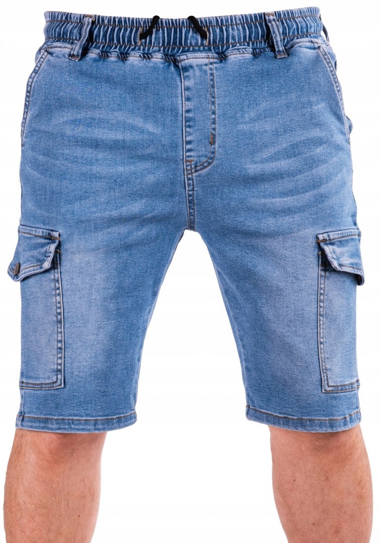 R. 34 Krótkie SPODENKI proste jeansowe MURILO