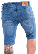 R. 38 Krótkie SPODENKI proste jeansowe SERGE