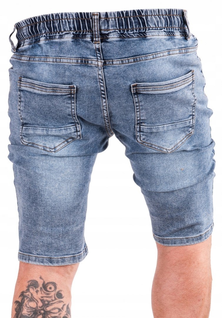 R. 33 Krótkie SPODENKI proste jeansowe VERON