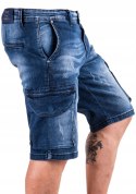 R. 36 Krótkie SPODENKI proste jeansowe YEREMY