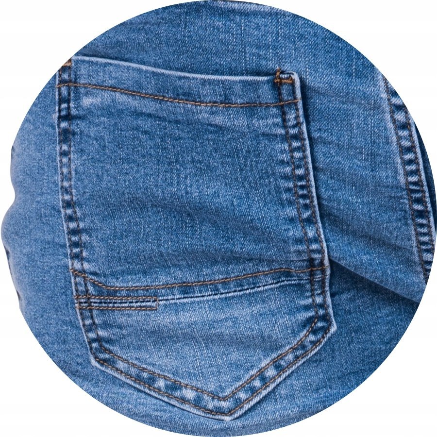 R. 34 Krótkie SPODENKI proste jeansowe SERGE