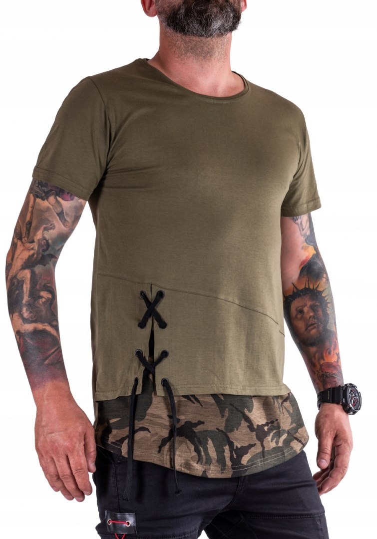R. XL T-SHIRT Koszulka bawełniana przedłużana SALVA