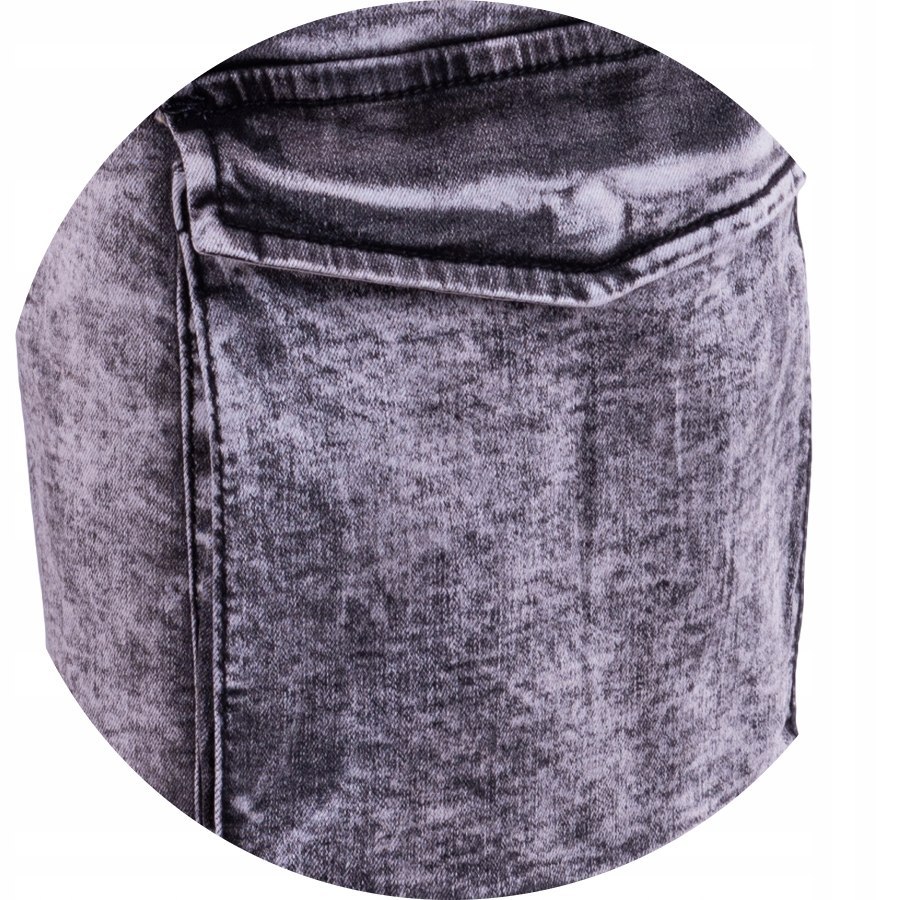R. 30 Krótkie SPODENKI proste ciemny jeans VALDEZ