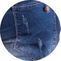 R. 32 Krótkie SPODENKI proste jeansowe LUCERO