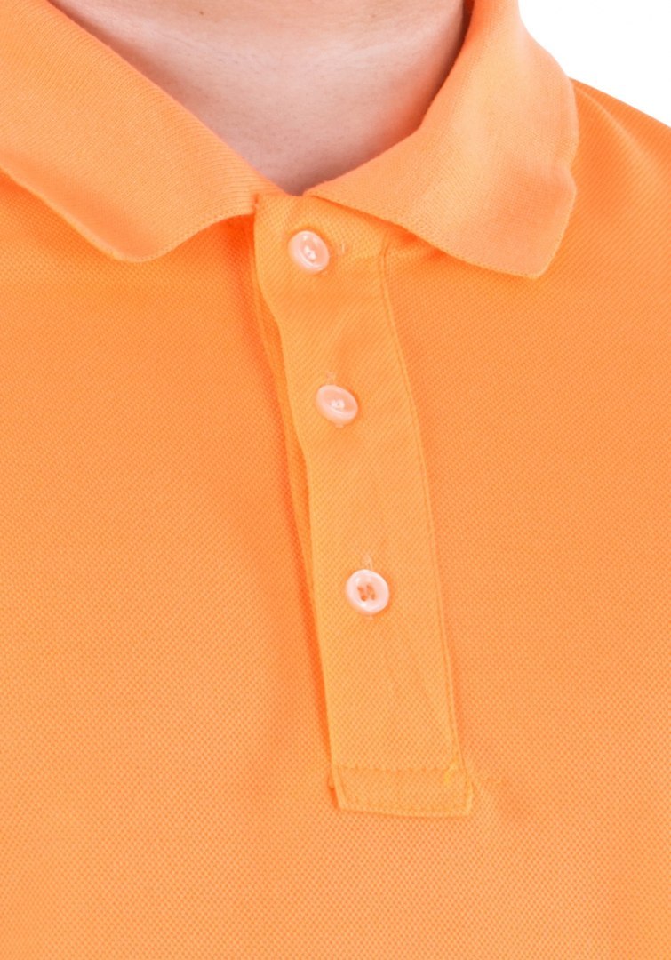 R. L Koszulka polo kolor NEON pomarańczowy TEVEZ
