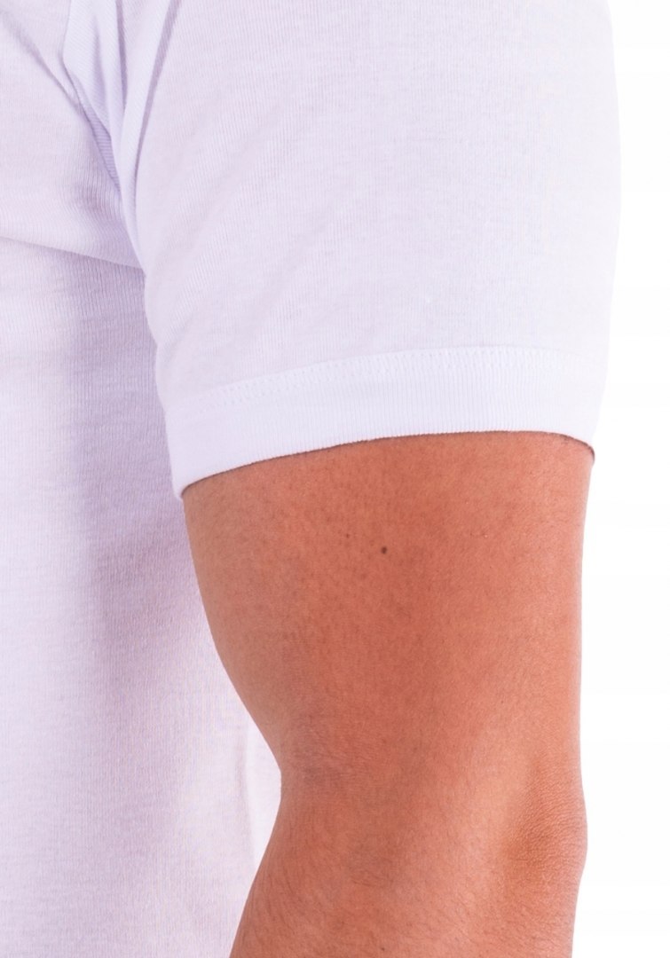 R. 3XL T-SHIRT Koszulka biała podkoszulek PIERRE