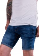 R.33 Krótkie SPODENKI elastyczne jeansowe EUDALD