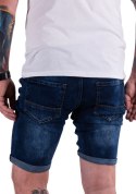R.33 Krótkie SPODENKI elastyczne jeansowe SAINZ