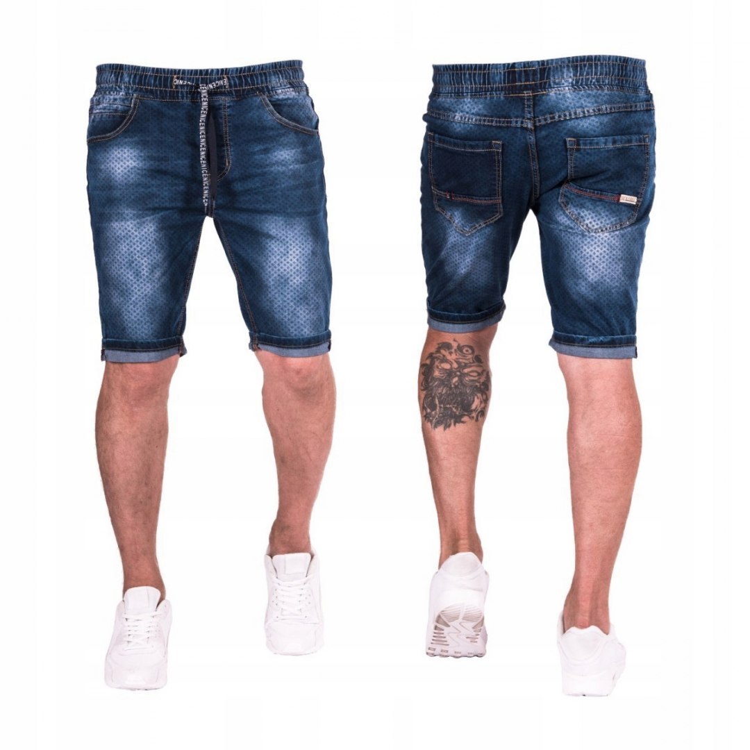 Krótkie spodnie SPODENKI jeans STJERN r. 34