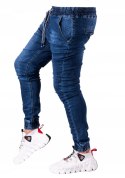 r.30 Spodnie joggery jeansowe męskie LION
