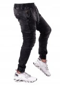 R.30 Spodnie joggery jeansowe męskie PROX