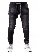 R.32 Spodnie joggery jeansowe męskie PROX
