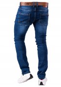 r.34 Spodnie męskie jeansowe IVEN + pasek