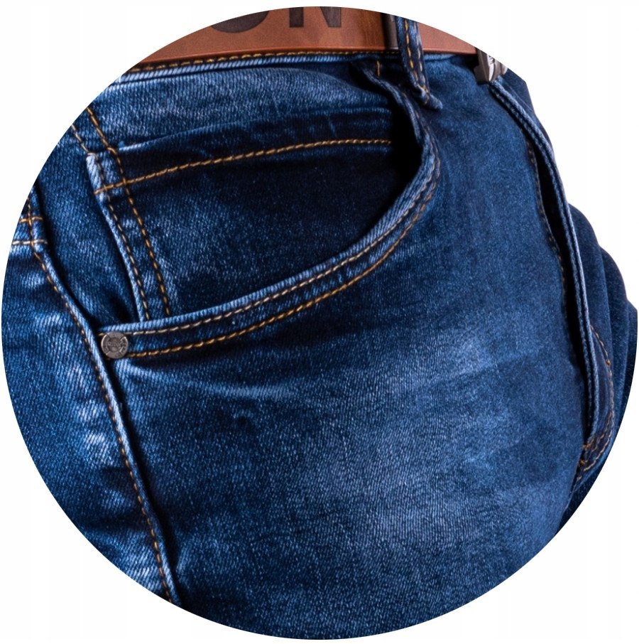r.38 Spodnie męskie jeansowe IVEN + pasek