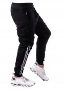 r.3XL Spodnie dresowe joggery JACOL czarne