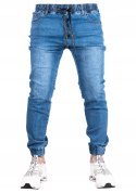 r.37 Joggery męskie spodnie niebieskie DIMEO