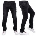r.33 Spodnie męskie jeansowe czarne JAXON