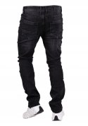 r.33 Spodnie męskie jeansowe czarne JAXON
