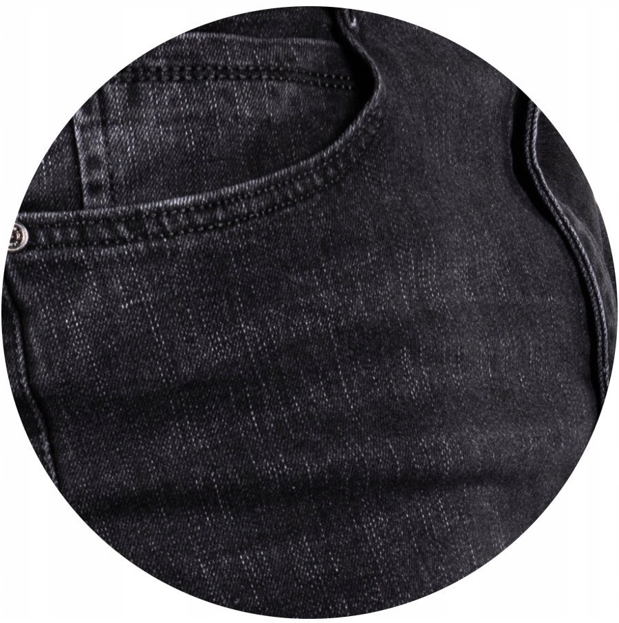 r.40 Spodnie męskie jeansowe czarne JAXON