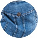 r.38 Joggery jeansowe niebieskie bojówki GENAUS