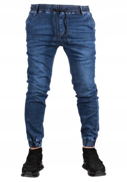 r.33 Spodnie JOGGERY męskie jeansowe AULUS