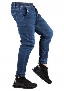 r.34 Spodnie JOGGERY męskie jeansowe AULUS
