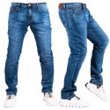 r.34 Spodnie męskie klasyczne jeansowe CAIUS