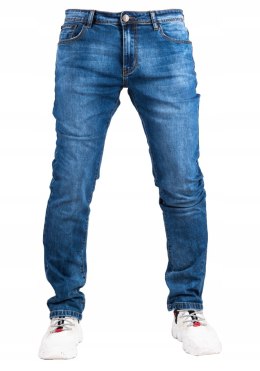 r.42 Spodnie męskie klasyczne jeansowe CAIUS