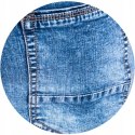 r.30 Krótkie SPODENKI proste jeansy mankiet AUDREY